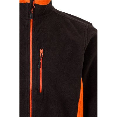 VL GERAS. Two-tone fleece jacket (220g/m²) in polyester (100)